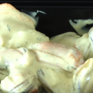 Mossel Kerriesalade